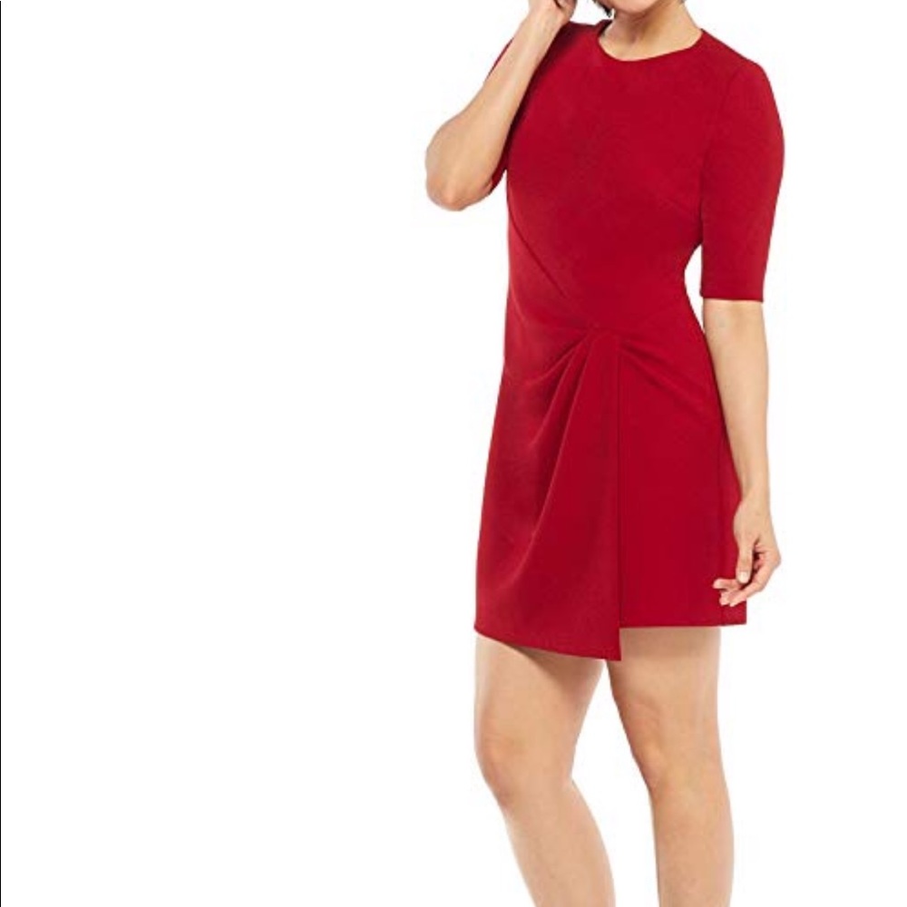 👗🆕Maggy London Red Sheath Dress, Size 10👗